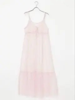 Honeys ハニーズ チュールキャミワンピ ピンク