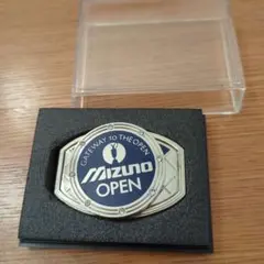 Mizuno Open シルバーマーカー付きベルトクリップ 専用ケース付き