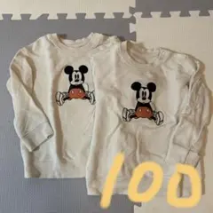 ユニクロ　UNIQLO Disney ミッキーマウス トレーナー 100cm