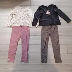 petit main Tシャツとレギンス 120　まとめ売り