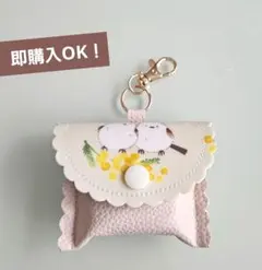 専用です　GPSケース ミモザとしまえながベージュ