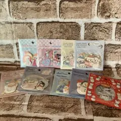 フレークシール　雪だるま　snowman 9種セット