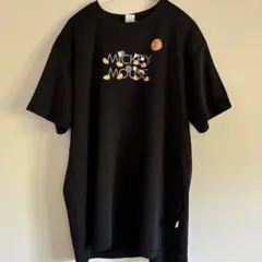 Disney ミッキーマウス バスケットボール Tシャツ ブラック Lのサムネイル