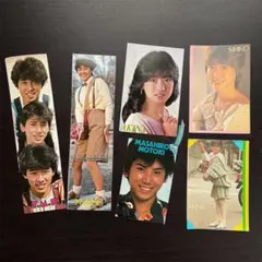 昭和アイドル 切り抜き 4点セット　中森明菜　小泉今日子　シブがき隊　松田聖子