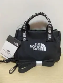 【新品未使用】THE NORTH FACE ブラック トートバッグ　ミニのサムネイル