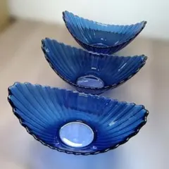上野良樹 ガラス作家 青色ガラス皿 金箔チラシ - メルカリ