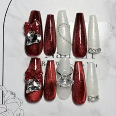 ネイル　韓国 量産型 マグネット　ガーリー スナ系 地雷系 ワンホン 推し