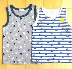 美品　ベルメゾン　ミッキー　タンクトップ ランニング 120 130