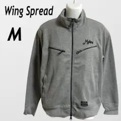 Wing Spread メンズ ジップジャケット M スウェット/U23☆
