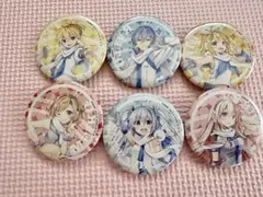 雪ミク 初音ミク、鏡音リン、鏡音レン他缶バッジ6個セット