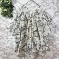 Te chichi 花柄 半袖シャツ フリーサイズ ふんわり ゆったり 大きめ