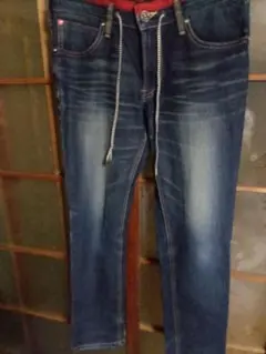 EDWIN ダークブルーデニムパンツ