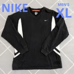 メンズNIKE BASKETBALL Vネック スウェット ブラック XL
