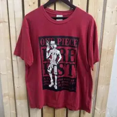 ONE PIECE ポートガス・D・エース Tシャツ レッド 3Lのサムネイル