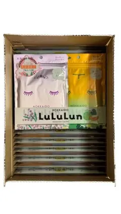 Hokkaido LuLuLun フェイスマスク 7枚入×2袋セット　25個