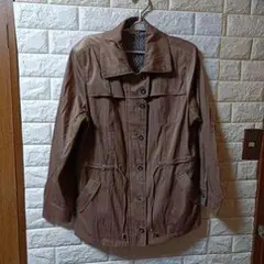 ブラウン ミリタリージャケット