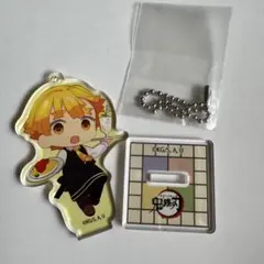 【新品・限定品】鬼滅カフェ 我妻善逸 アクリルスタンドキーホルダー