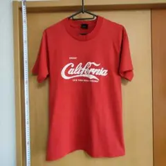 80s USA製 スクリーンスターズ カリフォルニア Tシャツ 赤 Sサイズ