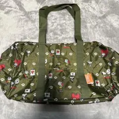 スヌーピー柄ボストンバッグ 旅行用