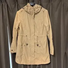 ピンクベージュ多機能軽量アウター　スプリングコートＭsize