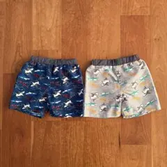 水着　男の子　サメ柄　110cm 双子