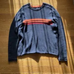 gap コットンニット セーター ネイビー 古着 00s