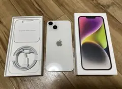 Apple iPhone 14 128gb SIM フリーケーブルと箱が付属