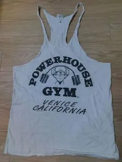 POWERHOUSE GYM タンクトップ ホワイト