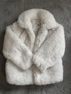 ホワイトファーコート Fサイズ