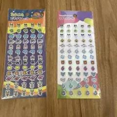 【匿名新品】セリア　たまごっちプチプチシール　ぷっくり