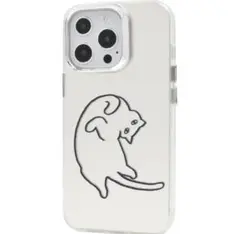 iPhone13/14 ケース 寝ころんだ猫