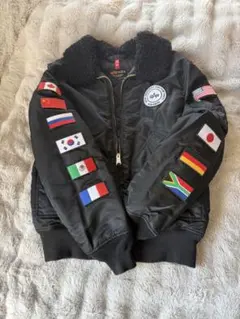 ALPHA INDUSTRIES ブラック MA-1ジャケット L