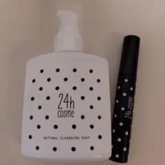 未使用　24hコスメ　クレンジング&ソープとマスカラの2点セットのサムネイル