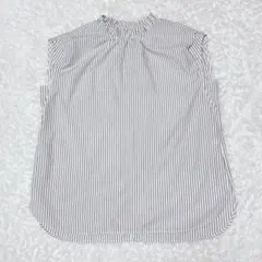 美品✨ anySiS エニィスィスブラウス ノースリーブ フリル ストライプ