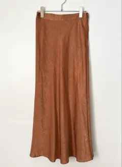 ローリーズファーム　スカート　ロング　ブラウン オレンジ