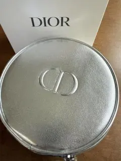 DIOR ディオール　ノベルティ　ポーチ　シルバー　新品未使用のサムネイル