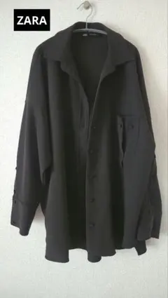 ZARA ブラック 長袖シャツのサムネイル