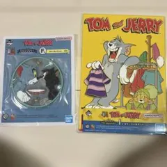 新品トムとジェリー　一番くじ　キャンバス風ボード　ラバーコースター　A5サイズ