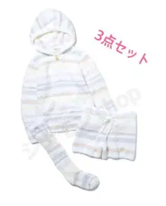 ジェラートピケ ジェラピケ パーカー&ショートパンツ&ソックス 靴下 ベージュ
