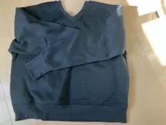 AZUL BY MOUSSY Vネック スウェット ブラック