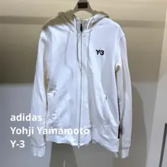Y-3×adidas×YohjiYamamotoダブルジップパーカー ホワイト
