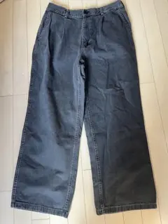 【お買い得】GU ストレートデニム　L