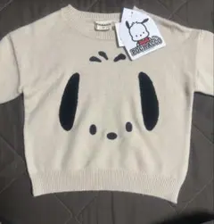 新品　ポチャッコニットセーター クリーム色　90