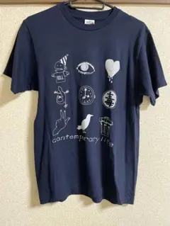 コンテンポラリーな生活　グッズ　Tシャツ　ネイビー　S