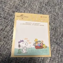 USJ スヌーピー メモ帳 ノベルティ