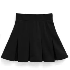 【GRL】インパン裏地付きボックスプリーツミニスカート