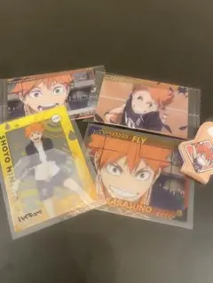 ハイキュー!! 日向翔陽 クリアカード　ウエハース6 セット