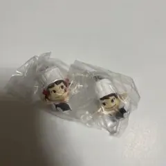 ペコちゃん お菓子のめじるしアクセサリー 2個 シェフペコちゃん ポコちゃん