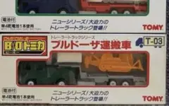 B/Oトミカ トレーラートラックシリーズ ブルドーザ運搬車 T-03 B/Oトミカ トレーラートラックシリーズ ブルドーザ運搬車 T-03 - メルカリ