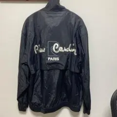PUレザーナイロンジャケットpierre Cardinブラック黒エル